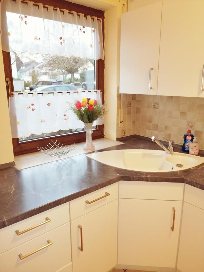 Ebenerdige Ferienwohnung Mit Grosser Terrasse In Der Naehe Des Waldes, Zum Wohlfuehlen Schoneck Kültér fotó